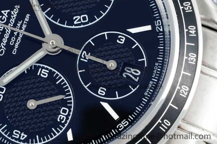 0405 Speedmaster Racing Master SS HKF Best Edition Black Dial on SS Bracelet A Versatile 7810